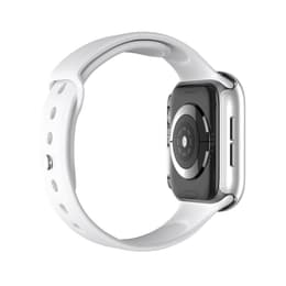 Apple Watch (Series 4) 2018 GPS + Cellular 44 - Aluminium Silver - Sport band White