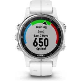 Smart Watch Garmin HR GPS Fenix 5S Plus - White