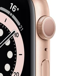 Apple Watch (Series 6) 2020 GPS + Cellular 44 - Aluminium Gold - Sport band Pink