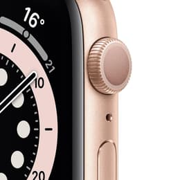 Apple Watch Series 6 (2020) GPS + Cellular 44 mm - Aluminium Gold - Sport band Pink