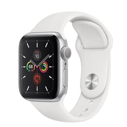 Apple Watch (Series 5) 2019 GPS 40 - Aluminium Silver - Sport loop White