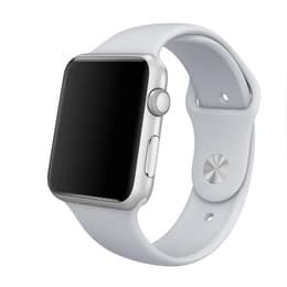 Apple Watch (Series 5) 2019 GPS 40 - Aluminium Silver - Sport loop White