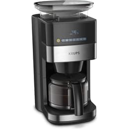 Coffee maker with grinder Without capsule Krups Grind&Brew KM832810 1.2L - Black/Grey
