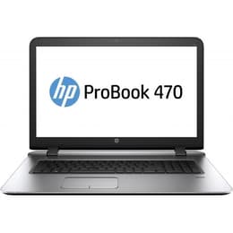 HP ProBook 470 G3 17-inch (2017) - Core i3-6100U - 4GB - SSD 128 GB + HDD 500 GB AZERTY - French