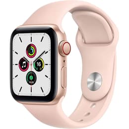 Apple Watch (Series SE) 2020 GPS + Cellular 40 - Aluminium Rose gold - Sport band Pink sand