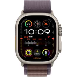 Apple Watch Ultra 2 (2023) GPS + Cellular 49 mm - Titanium Natural Titanium - Alpine loop Purple