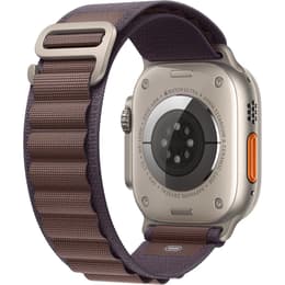 Apple Watch Ultra 2 (2023) GPS + Cellular 49 mm - Titanium Natural Titanium - Alpine loop Purple