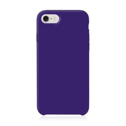 Case iPhone SE (2022/2020)/8/7/6/6S and 2 protective screens - Silicone - Purple