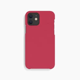 Case iPhone 12 Mini - Natural material - Red