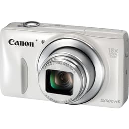 Compact PowerShot SX600 HS - White + Canon Canon Zoom Lens 18x IS 4,5-81,0mm f/3,8-6,9 f/3.8-6.9