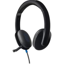 Logitech H540 noise-Cancelling wired Headphones with microphone - Black