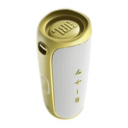 JBL Flip 5 Tomorrowland Edition Bluetooth Speakers - White/Gold