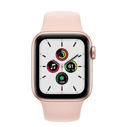 Apple Watch (Series SE) 2020 GPS + Cellular 40 - Aluminium Gold - Sport loop Pink sand