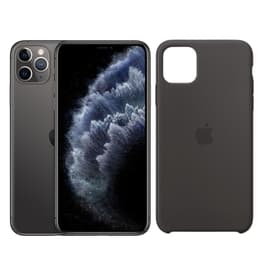 Bundle iPhone 11 Pro Max + Apple Case (Black) - 64GB - Space Gray - Unlocked