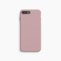 Case iPhone 7 Plus/8 Plus - Natural material - Pink
