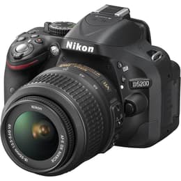 Reflex D5200 - Black + Nikon AF-S DX Nikkor 18-55mm f/3.5-5.6G ED VR f/3.5-5.6