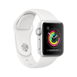 Apple Watch (Series 3) 2017 GPS 38 - Aluminium Silver - Sport band White