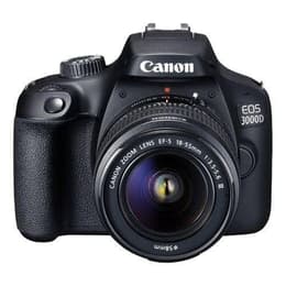 Reflex - Canon EOS 3000D - Black + Lens Canon EF-S 18-55mm f/3.5-5.6 III