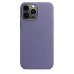 Apple Leather case iPhone 13 Pro Max - Magsafe - Leather Purple