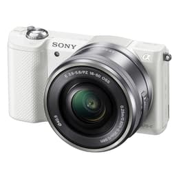 Alpha 5000 - White + Sony Sony E PZ 16-50mm f/3.5-5.6 OSS f/3.5-5.6