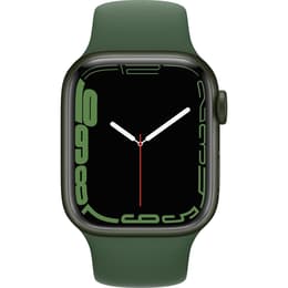 Apple Watch (Series 7) 2021 GPS + Cellular 41 - Aluminium Green - Sport band Green