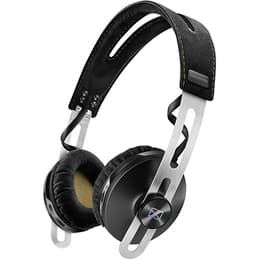 Sennheiser Momentum on-ear wireless noise-Cancelling wired + wireless Headphones with microphone - Black