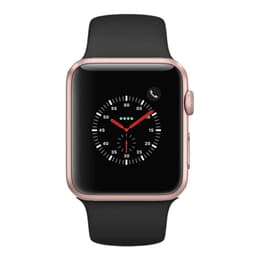 Apple Watch (Series SE) 2020 GPS + Cellular 44 - Aluminium Gold - Sport band Black