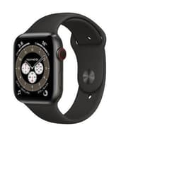 Apple Watch (Series 6) 2020 GPS + Cellular 44 - Titanium Black - Sport band Black