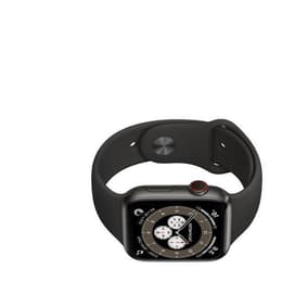 Apple Watch (Series 6) 2020 GPS + Cellular 44 - Titanium Black - Sport band Black