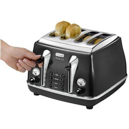 Toaster De'Longhi CTOM4003BK 4 slots - Black