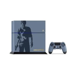 PlayStation 4 1000GB - Blue - Limited edition Uncharted 4 + Uncharted 4