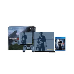 PlayStation 4 1000GB - Blue - Limited edition Uncharted 4 + Uncharted 4