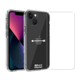 Back Market Case iPhone 13 mini and protective screen - 60% Recycled plastic - Transparent