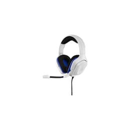The G-Lab Korp Cobalt gaming wired Headphones with microphone - White