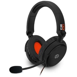 Stealth C6-100 noise-Cancelling gaming wired Headphones with microphone - Black/Orange