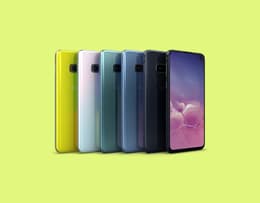 Samsung Galaxy S10e colours: Prism White, Prism Black, Prism Green, Ceramic White, Ceramic Black