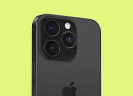 A picture of the back of an iPhone showing its cameras.