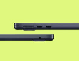 An image of the MacBook Air M4's Thunderbolt 4 port