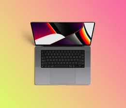 An open MacBook Pro M4 highlighting its sleek build and vibrant screen.