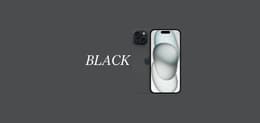 black-iphone-15