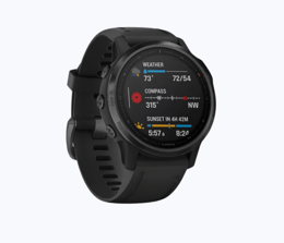 Garmin HR GPS Fenix 6S Pro - Black