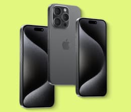 The iPhone 15 Pro is compact and powerful.