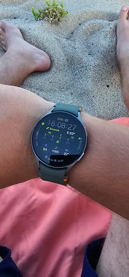 Smart Watch Samsung HR GPS Galaxy Watch 44 mm Green Back Market