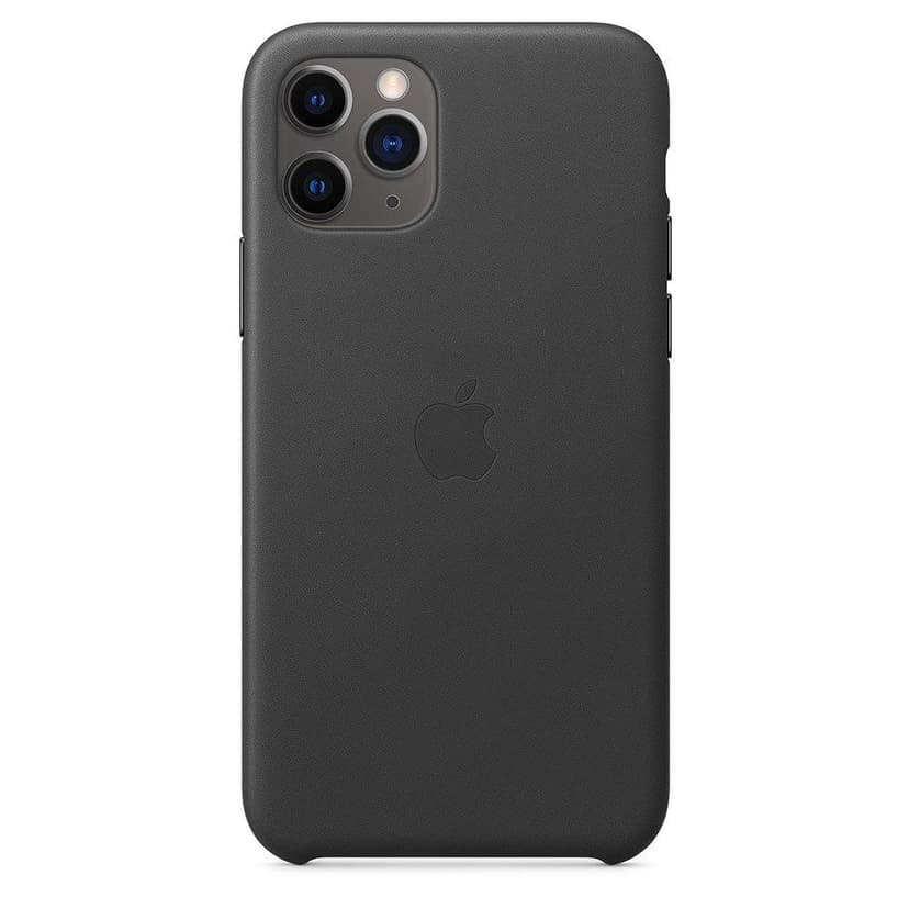 Apple Leather case iPhone 11 Pro Leather Black Back Market