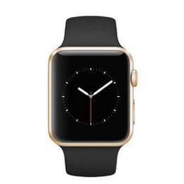 Apple Watch (Series 3) September 2017 38 - Aluminium Gold - Sport loop Black
