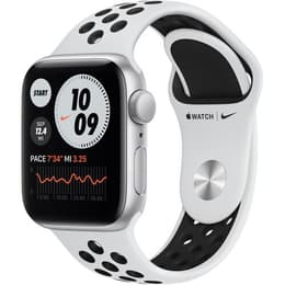 Apple Watch (Series SE) GPS 40 - Aluminium Silver - Nike Sport band White/Black