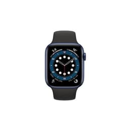 Apple Watch (Series 6) GPS 40 - Aluminium Blue - Sport loop band Black