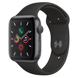Apple Watch (Series 5) GPS + Cellular 40 - Aluminium Space Gray - Sport band Black
