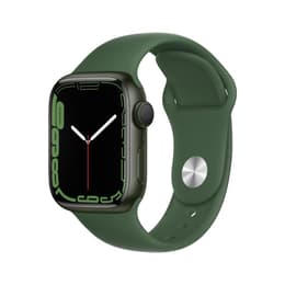 Apple Watch (Series 7) GPS 41 - Aluminium Green - Sport band Green