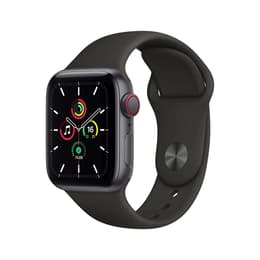 Apple Watch (Series SE) GPS + Cellular 40 - Aluminium Space Gray - Sport band Black